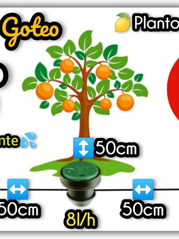 Instalación Sistema de RIEGO por GOTEO en CULTIVO de Árboles CÍTRICOS (Gotero KATIF) by mixim89